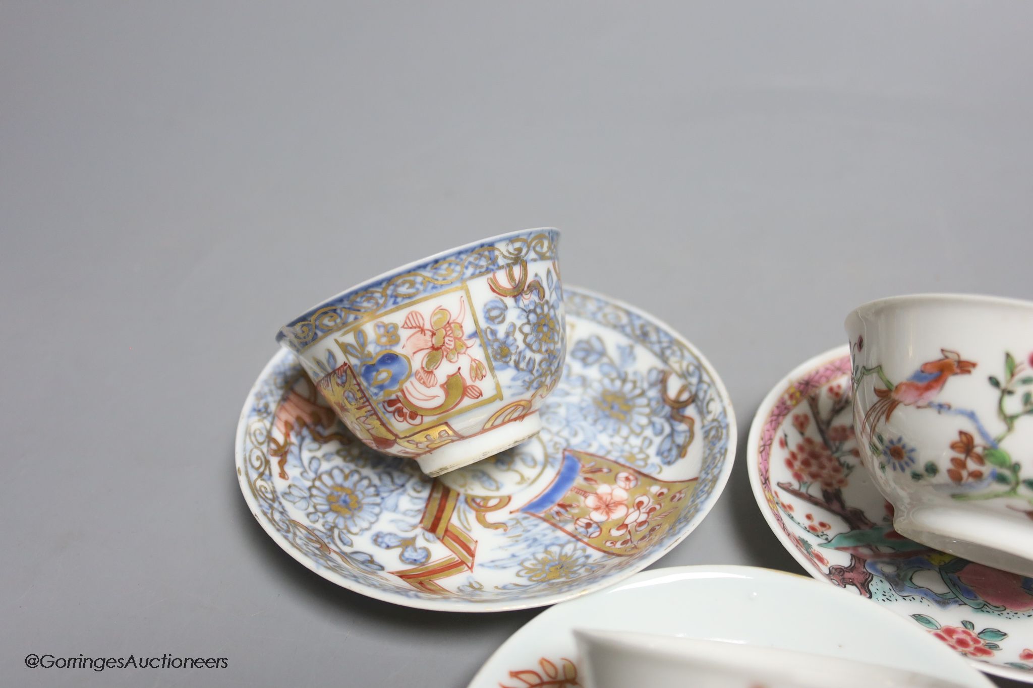 A small collection of 18th century Chinese porcelain